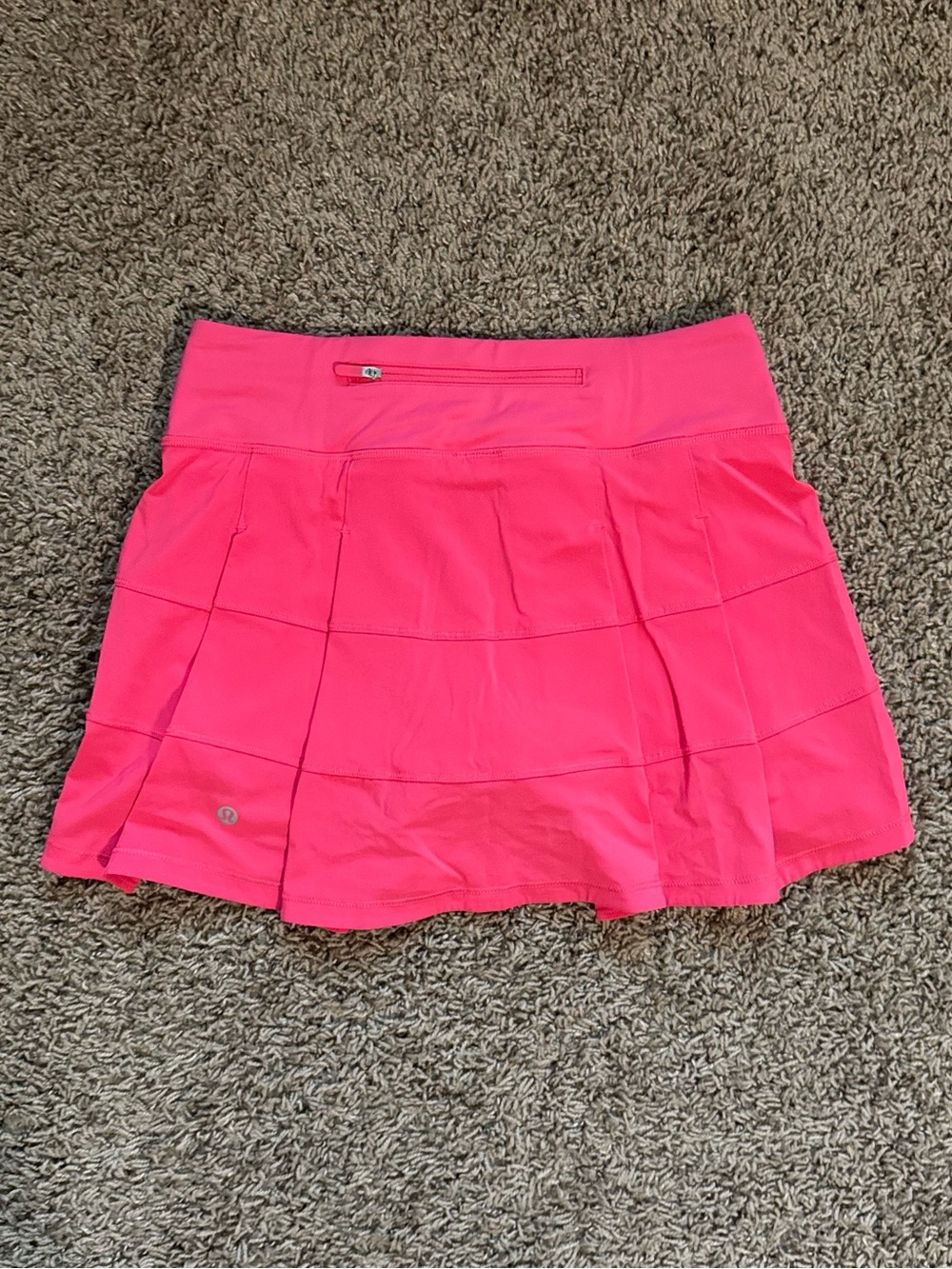 Lululemon NWOT Pace Rival Mid Rise Skirt Long Lipgloss Size 4 - Picture 3 of 4